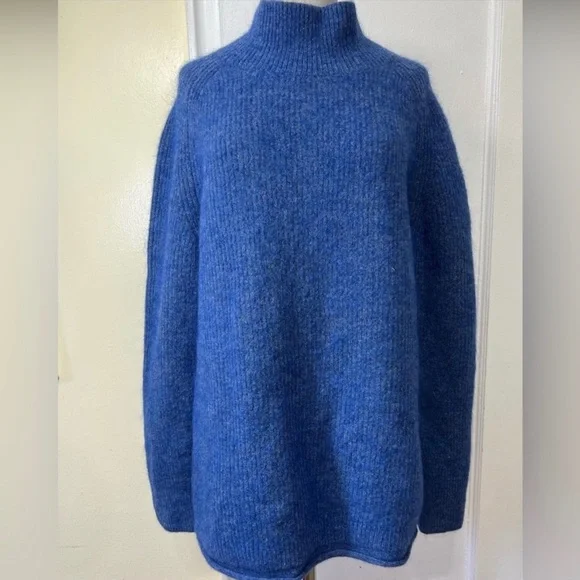 NWT COS Raised Neck Chunky Wool Jumper - Picture 3 of 10